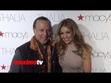 Thalia and Tommy Mottola Macy's Hollywood Walk of Fame Celebration Red Carpet Arrivals