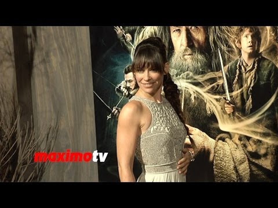 Evangeline Lilly TAURIEL "The Hobbit: The Desolation of Smaug" Los Angeles Premiere