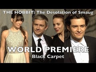 "The Hobbit: The Desolation of Smaug" LA Premiere Martin Freeman, Orlando Bloom, Evangeline Lilly