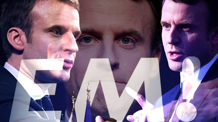 Emmanuel Macron, candidat à l'élection présidentielle