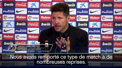 34e j. - Simeone : "Le ballon ne voulait pas rentrer aujourd'hui"