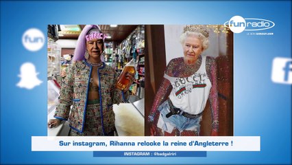 VIDÉO - Rihanna relooke la reine d'Angleterre dans la "Fun Stories"