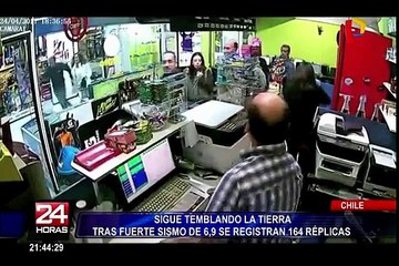 Se registran 164 réplicas tras sismo de 6,9 en Chile