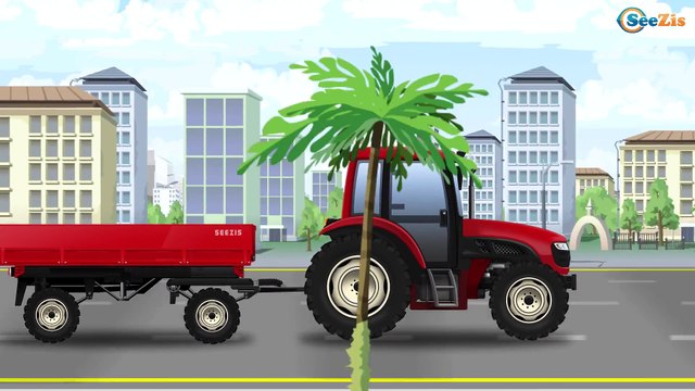 Kids Car Cartoon Episodes with The Blue Cement Mixer Truck Bip Bip Cars 2D Animation