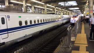 ゆめみ動画#07 台風接近の広島駅にて 500系新幹線 2015/8/25