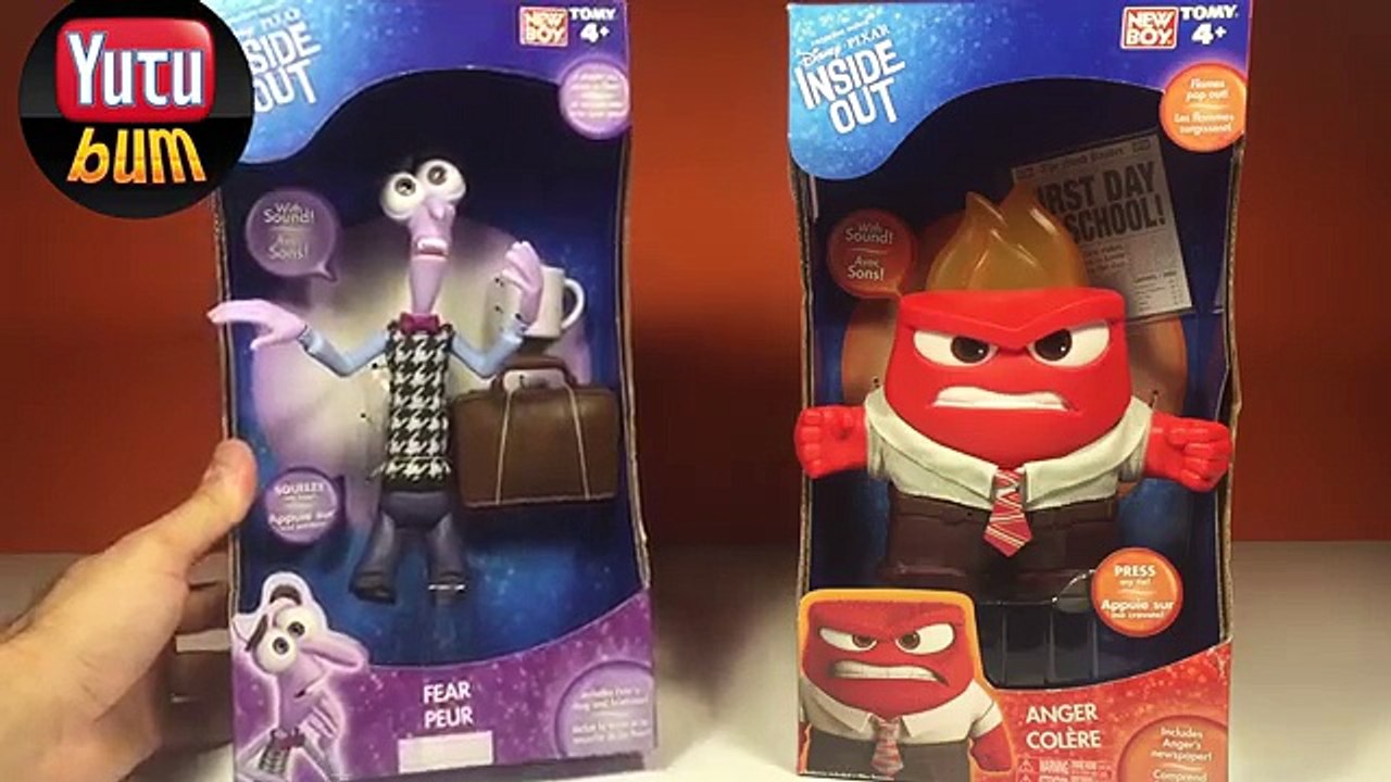 Inside Out Ters Yüz Korku ve Öfke Oyuncak | Yutubum