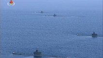 Corea del Norte incluyó submarinos y aviones en su ejercicio de artillería