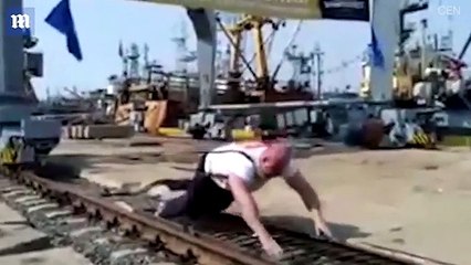 Strongman dedicates new record to Russian invasion of the Crimea