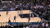 Manu Ginobili's Streak is Over   Grizzlies vs Spurs   Game 5   April 25, 2017   2017 NBA Playoffs