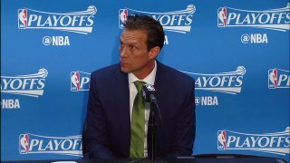 Quin Snyder Postgame Interview   Jazz vs Clippers   Game 5   April 25, 2017   2017 NBA Playoffs