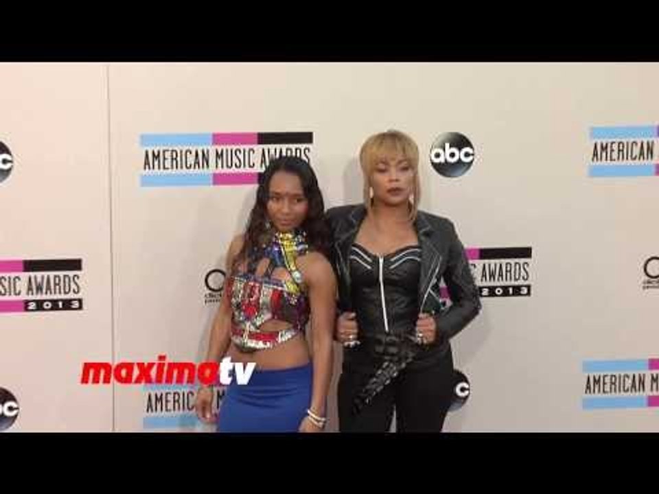TLC Chilli and T-Boz 2013 American Music Awards Red Carpet - AMAs 2013