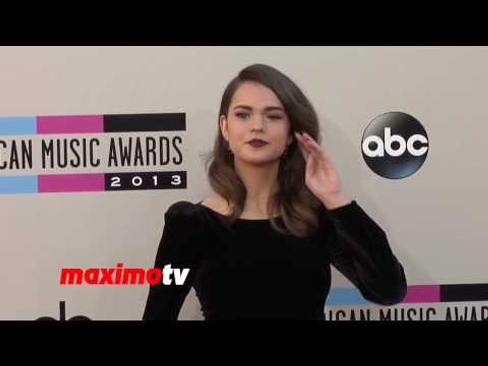 Maia Mitchell 2013 American Music Awards Red Carpet - AMAs 2013