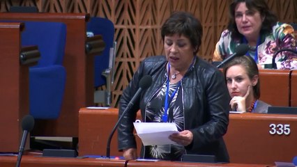 Intervention de Marie-Christine Dalloz à l'Assemblée Parlementaire du Conseil de l'Europe