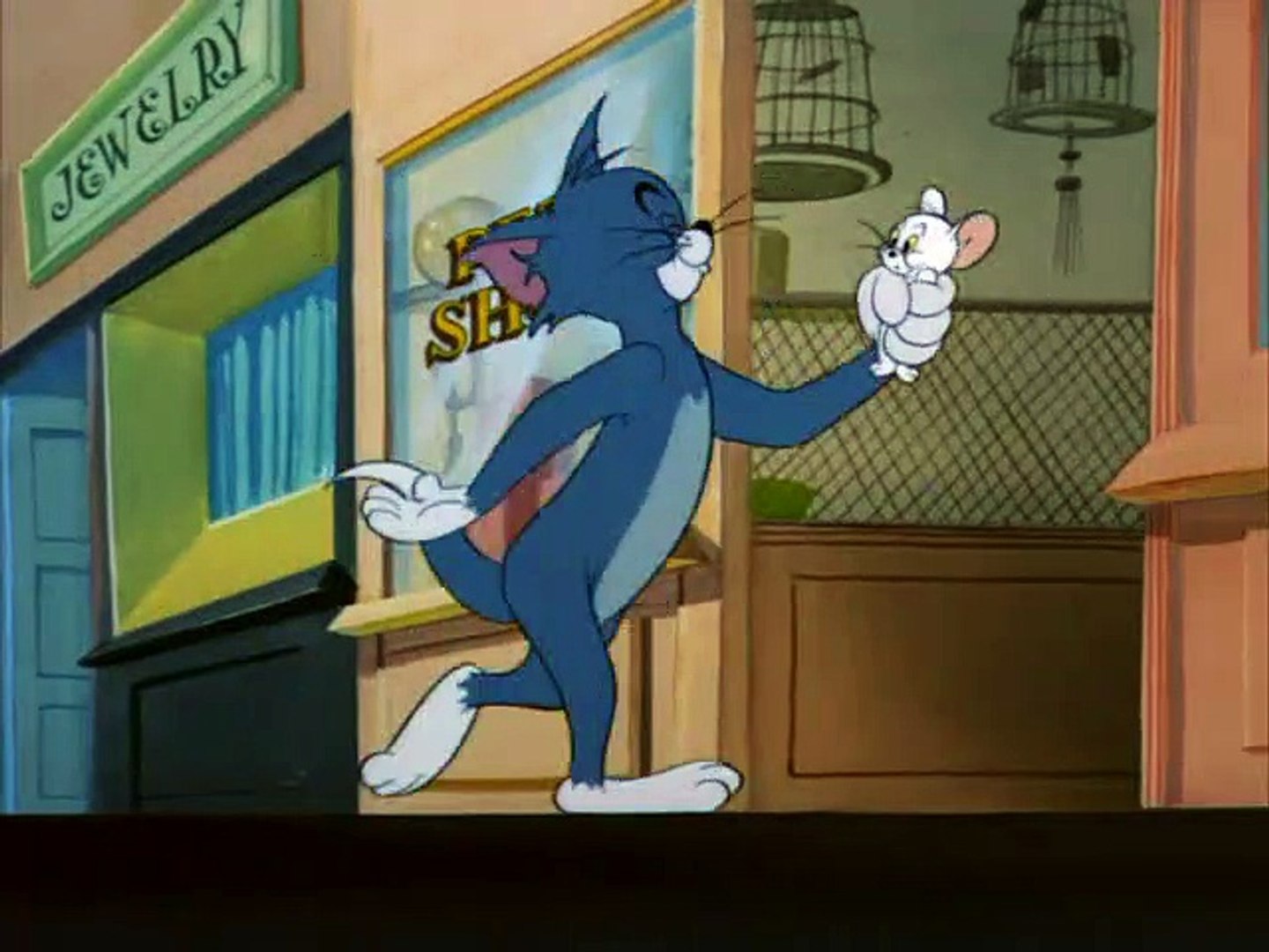 Original Production Cel of Tom and Jerry from Hanna Barbera (1980s) Signed  by Joe Barbera, image size:1440x1080