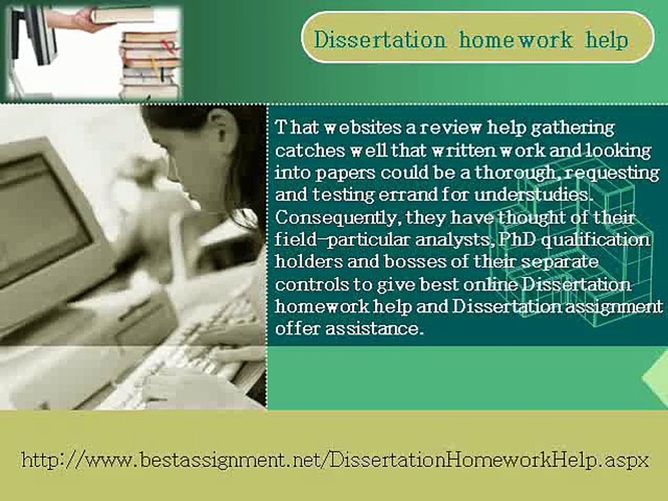 Dissertation homework help