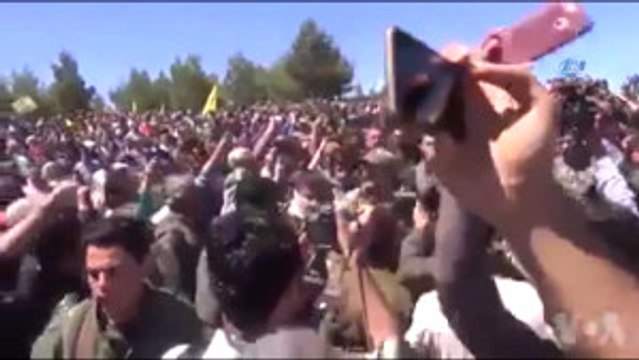 TSK'nın Vurduğu Suriye'nin Kuzeyindeki Ypg Hedeflerini Amerikan Askerleri Ziyaret Etti