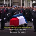 Người chồng của vị cảnh sát bị sát hại tuần qua tại Paris gửi đến bài diễn văn đầy cảm xúc tại buổi lễ tưởng nhớ. 25/04
