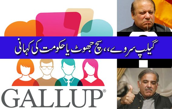 Gallup Survey andar ki kahani kya,,Nawaz Sharif k sath wahe howa jo unho dosro k sath kiya