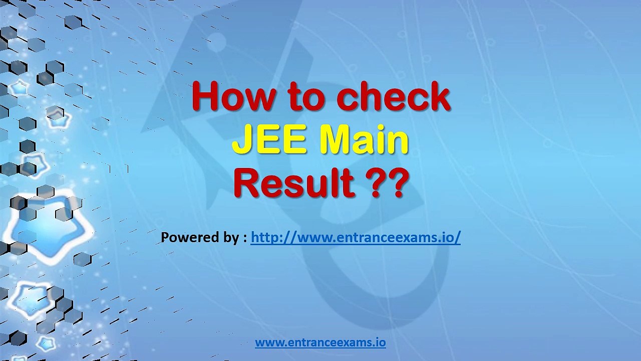 JEE MAIN Result