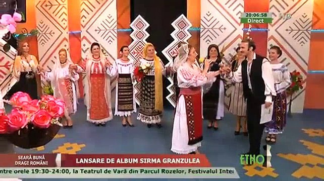 Sirma Granzulea - Mai, badita, ochii tai (Seara buna, dragi romani! - ETNO TV - 10.07.2015)