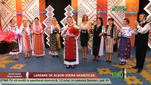Sirma Granzulea - Of, mi dor, taicuta tare (Seara buna, dragi romani! - ETNO TV - 10.07.2015)