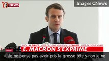 Emmanuel Macron n’a pas la «grosse tête» et souligne son clivage politique avec Marine Le Pen