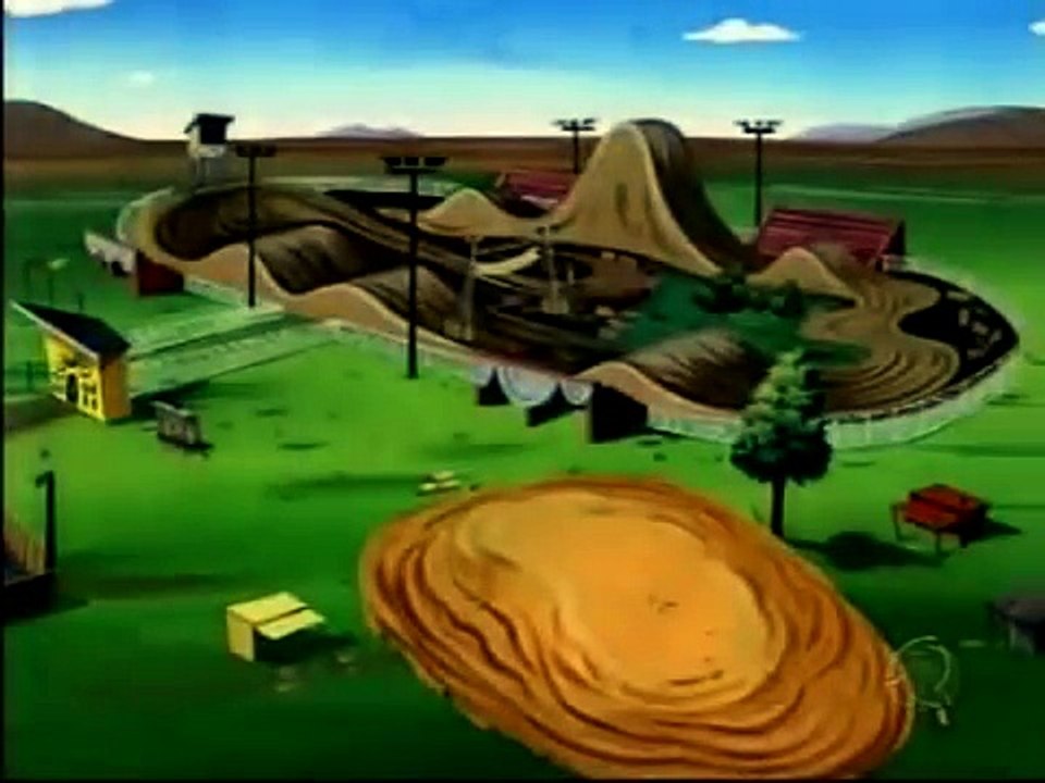 Pica-Pau desenhos "corrida de moto cross" WOODY WOODPECKER