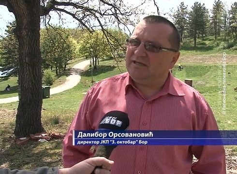 Uređenje Borskog jezera pred Prvi maj,26. april 2017. (RTV Bor)