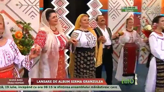 Elena Granzulea - Shopatu, shopatu, apa aratsi (Seara buna, dragi romani! - ETNO TV - 10.07.2015)
