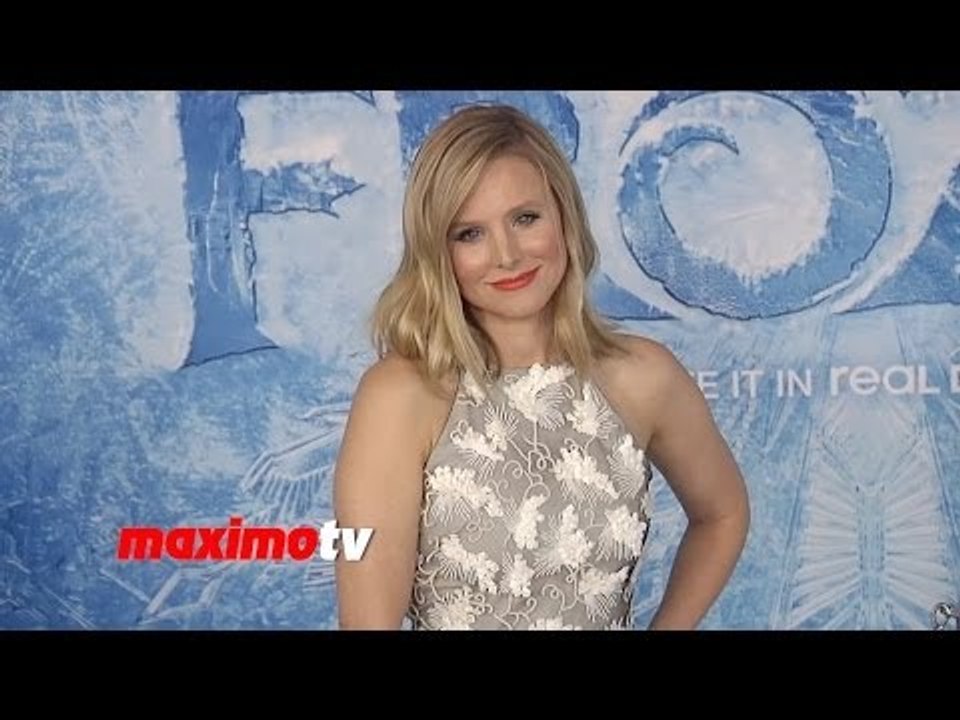 Kristen Bell FROZEN World Premiere White Carpet Arrivals