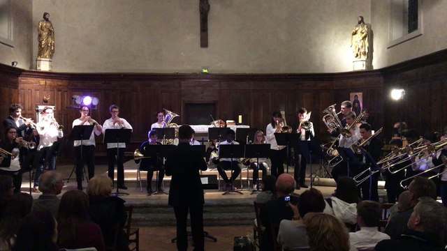 Caluire et Cuivres 2017 - concert de fin de stage des élèves