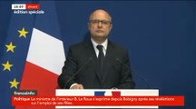 Regardez l'intégralité de l'annonce de la démission de Bruno Le Roux de son poste de Ministre de l'Intérieur