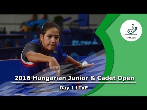 2016 ITTF Hungarian Junior & Cadet Open Day 1