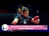 2016 Women’s World Cup Highlights I Petrissa Solja vs Shen Yanfei (R16)