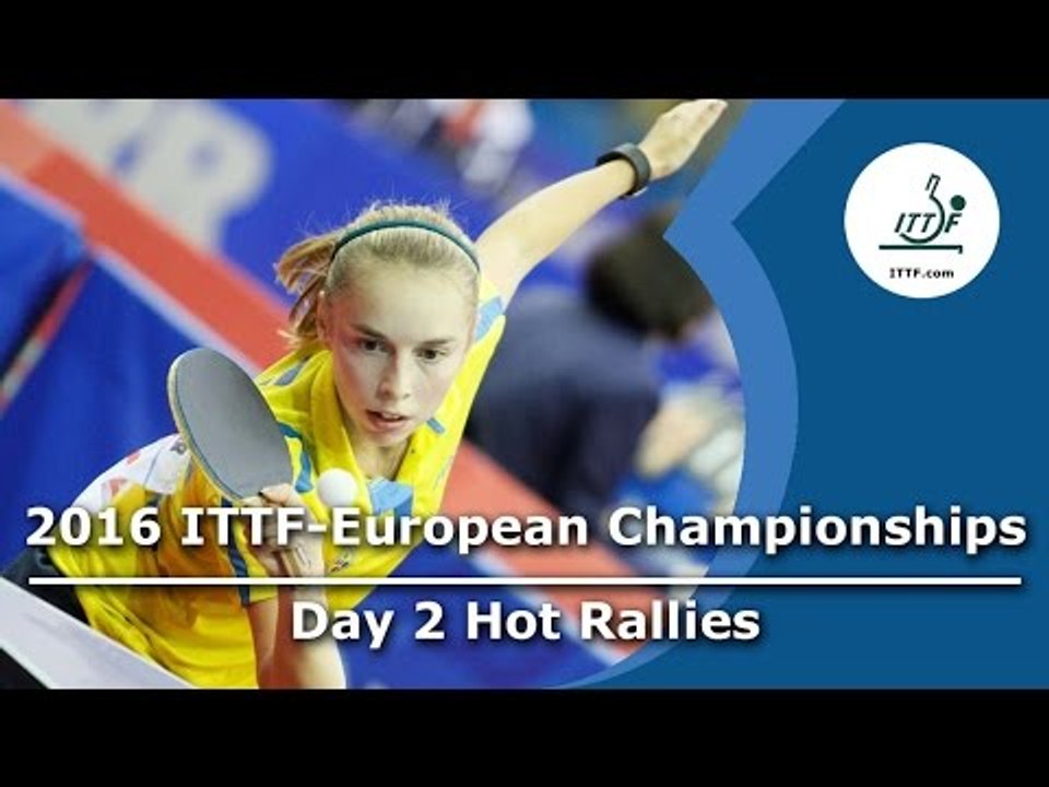 2016 European Championships I Day 2 Hot Rallies