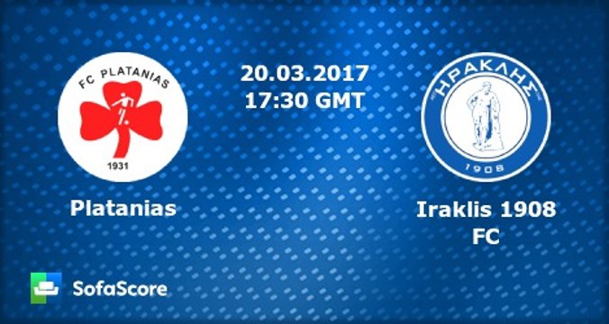 Georgios Giakoumakis Goal HD - Platanias FC 1-0 Iraklis 20.03.2017