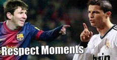 Cristiano Ronaldo vs Lionel Messi - Respect Moments ● HD