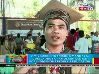 BP: 2 sa tribong Mandaya, Cum Laude sa Pamulaan Center for Indigenous People's Education