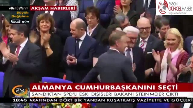 Almanya'nın Yeni Cumhurbaşkanı Steinmeier oldu