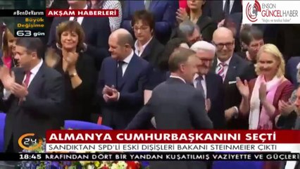 Almanya'nın Yeni Cumhurbaşkanı Steinmeier oldu