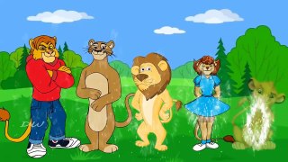 Анимационный Дети Семья палец для король лев Л.Л. Л.Л. питомник рифмы