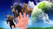 медведь Лев палец семья nursery детей 3D английские стишки | анимированные Детские песни палец