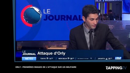 Orly : les premières images de l'attaque sur un soldat (vidéo)