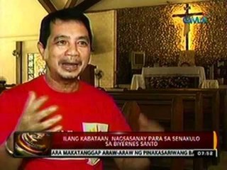 24 Oras: Ilang kabataan, nagsasanay para sa senakulo sa biyernes santo