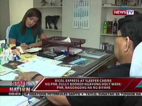 SONA: Bicol Express at sleeper cabins ng PNR, fully booked ngayong holy week