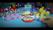 Kinder Surprise Eggs Mickey mouse and shopkins unboxing Play - Doh Huevos Sorpresa