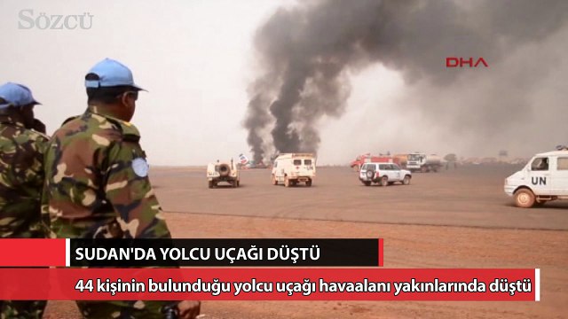 Sudan’da yolcu uçağı düştü