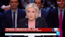 France Presidential Debate - Marine Le Pen: 