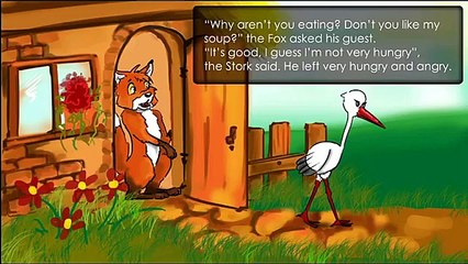 Fractured Fairy Tales -- The Fox and The Stork