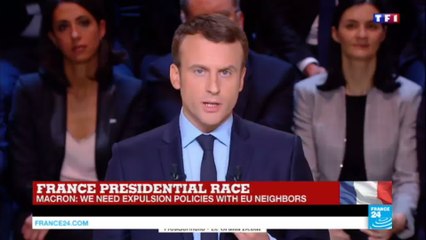 Emmanuel Macron: "we must strengthen our borders and have more effective procedures"
